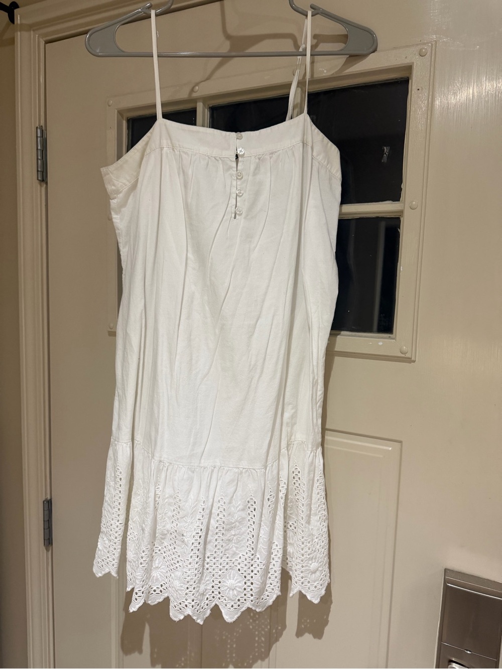 LOFT Beach White Cotton Top